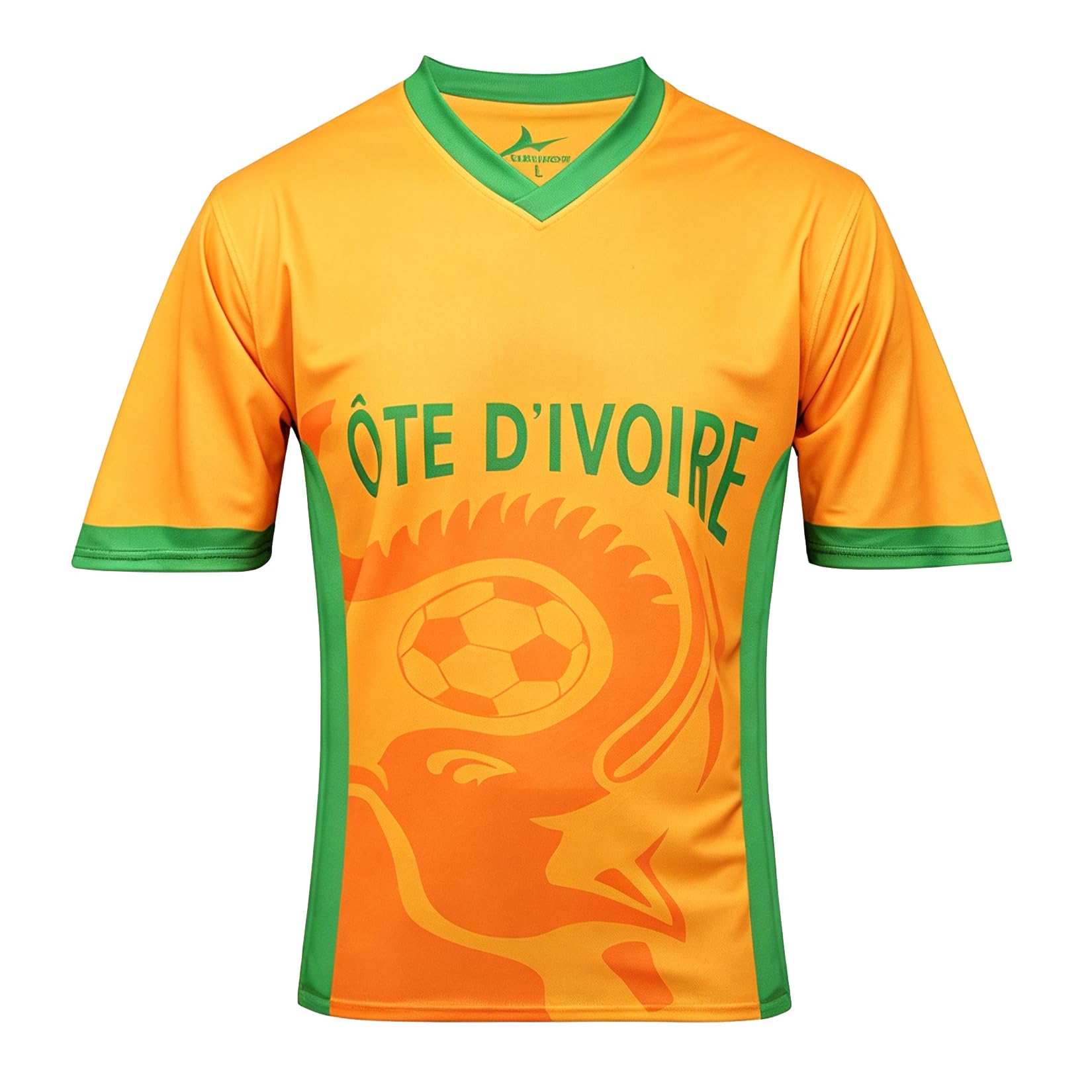 2026 Football Cup T Shirts Soccer Fans 48 National Teams Sport Casual National Flag Printing Short Sleeve Mens Womens Training Stretch Breathable Quick Dry Tee Shirt Côte D'Ivoire L — image 1