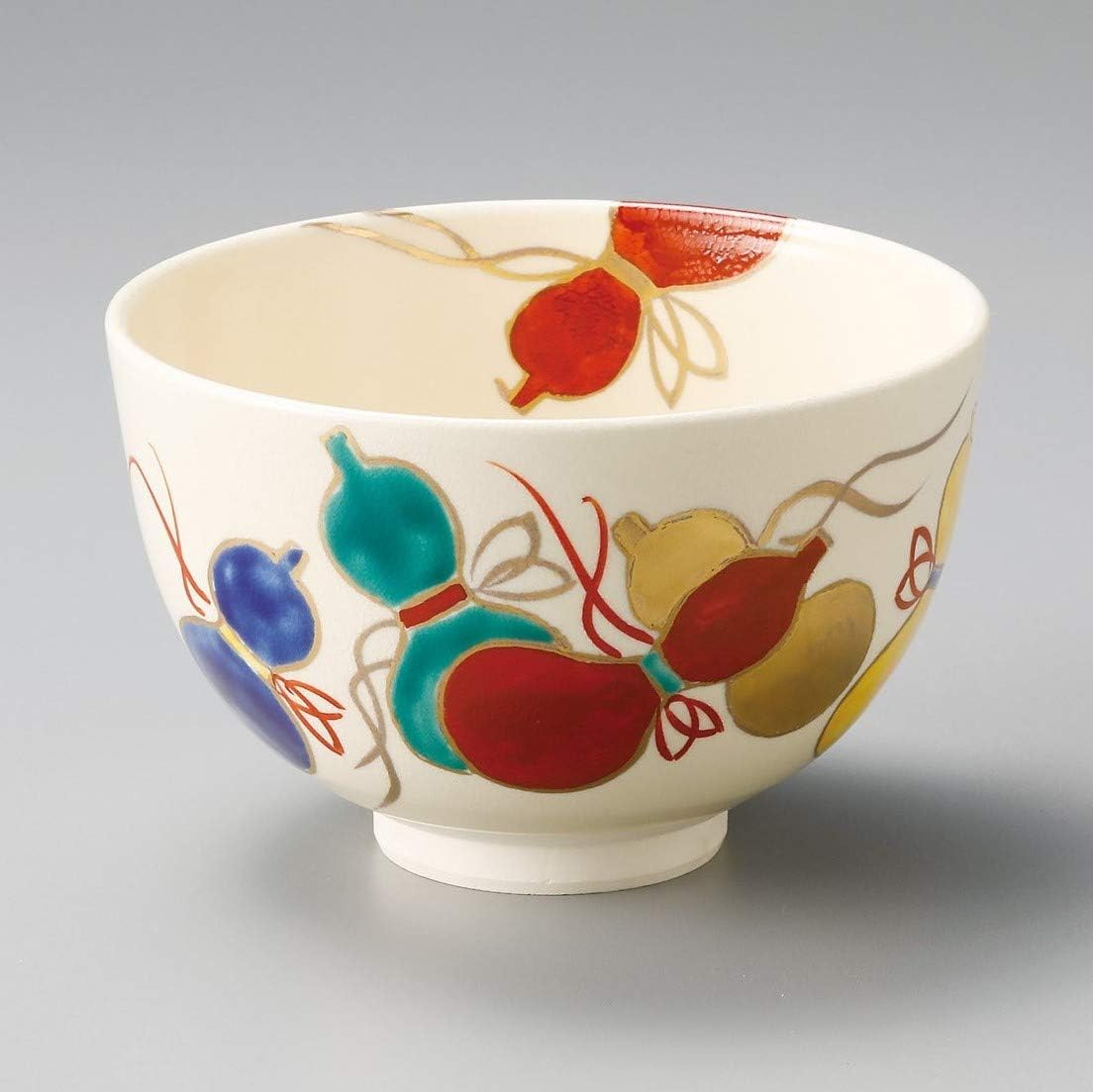 Yamakiikai L1448 Matcha Bowl, White, 12 Diameter, Marunwelin Seirokuho