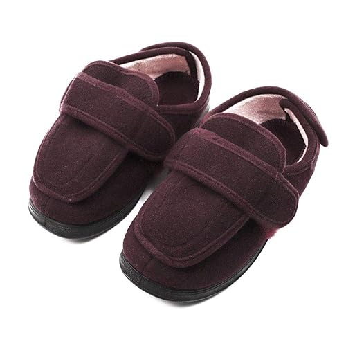 Women's Extra Wide Width Diabetic Recovery Slippers, Adjustable Closures Swollen  Feet Arthritis Edema Orthopedic Footwear, Indoor/Outdoor Walking Shoes :  Amazon.in: Fashion