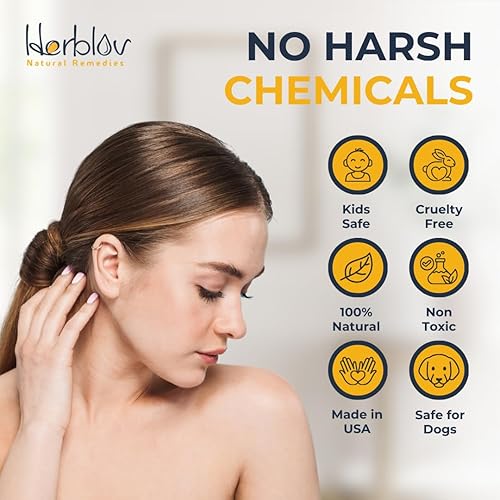 Miniatura 6 de Aceite orgánico para el oído para infecciones de oído – Gotas naturales para la prevención de infecciones, eliminación de orejas de nadador y cera –