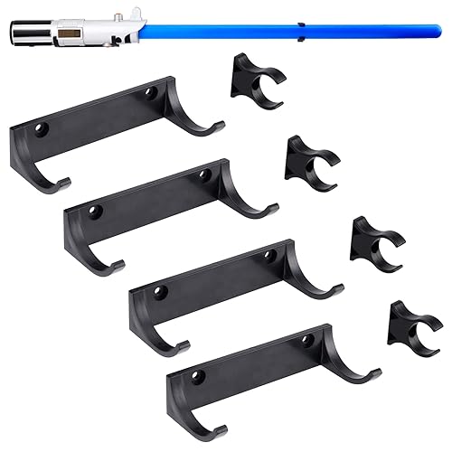 Horizontal Lightsaber Wall Mount Holder Light Saber Display Rack Hook