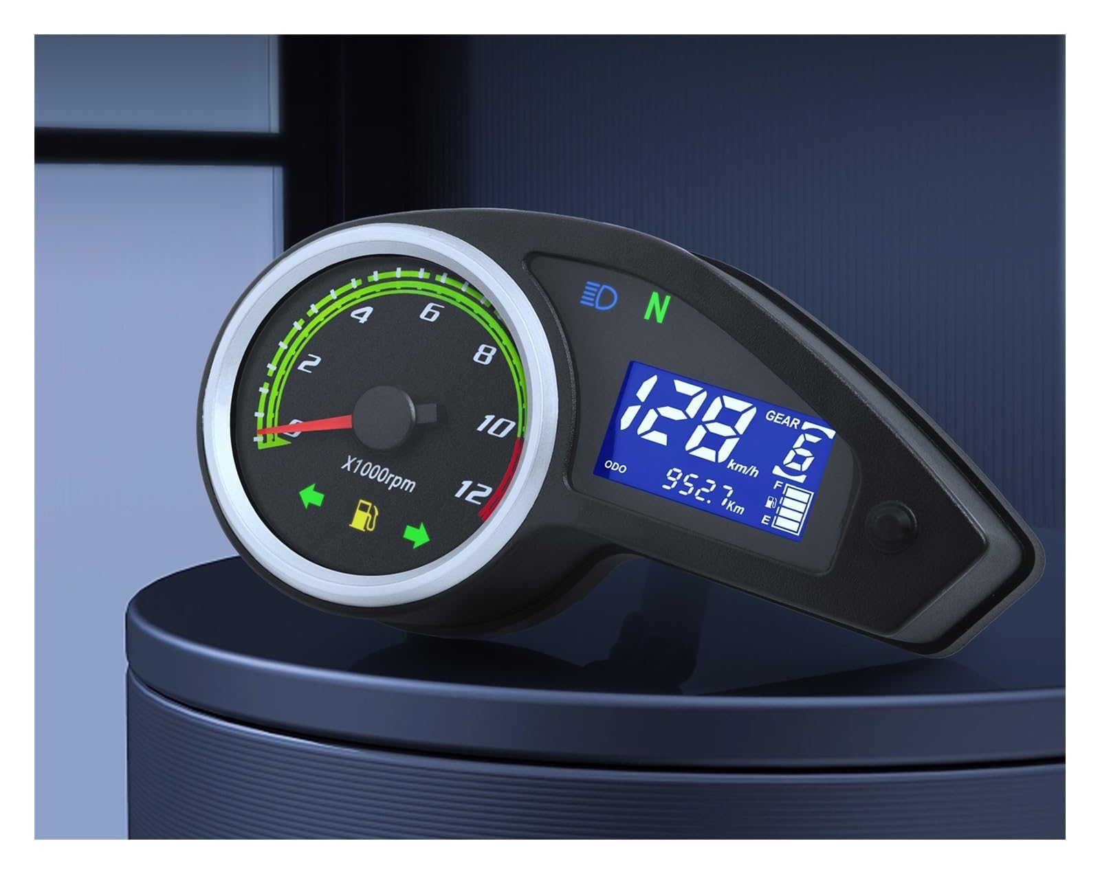 Moto Tachimetro Gauge Tachimetro Per Motocicletta Strumento Digitale Tachimetro Contagiri Indicatori Livello Carburante Per GY200 Per Enduro 250