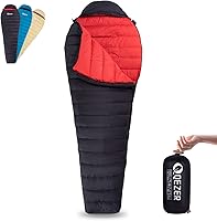 Vista 12 de Ultralight Down Sleeping Bag for Adults with 600 Fill Power, Compact All Seasons Sleeping Bag for Backpacking, Hiking and Camping