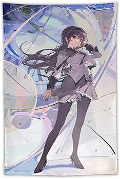 魔法少女まどか☆マギカ カーテン魂　大判布製ポスター　まどか&ほむら 魔法少女まどか☆マギカ カーテン魂 大判布製ポスター まどか