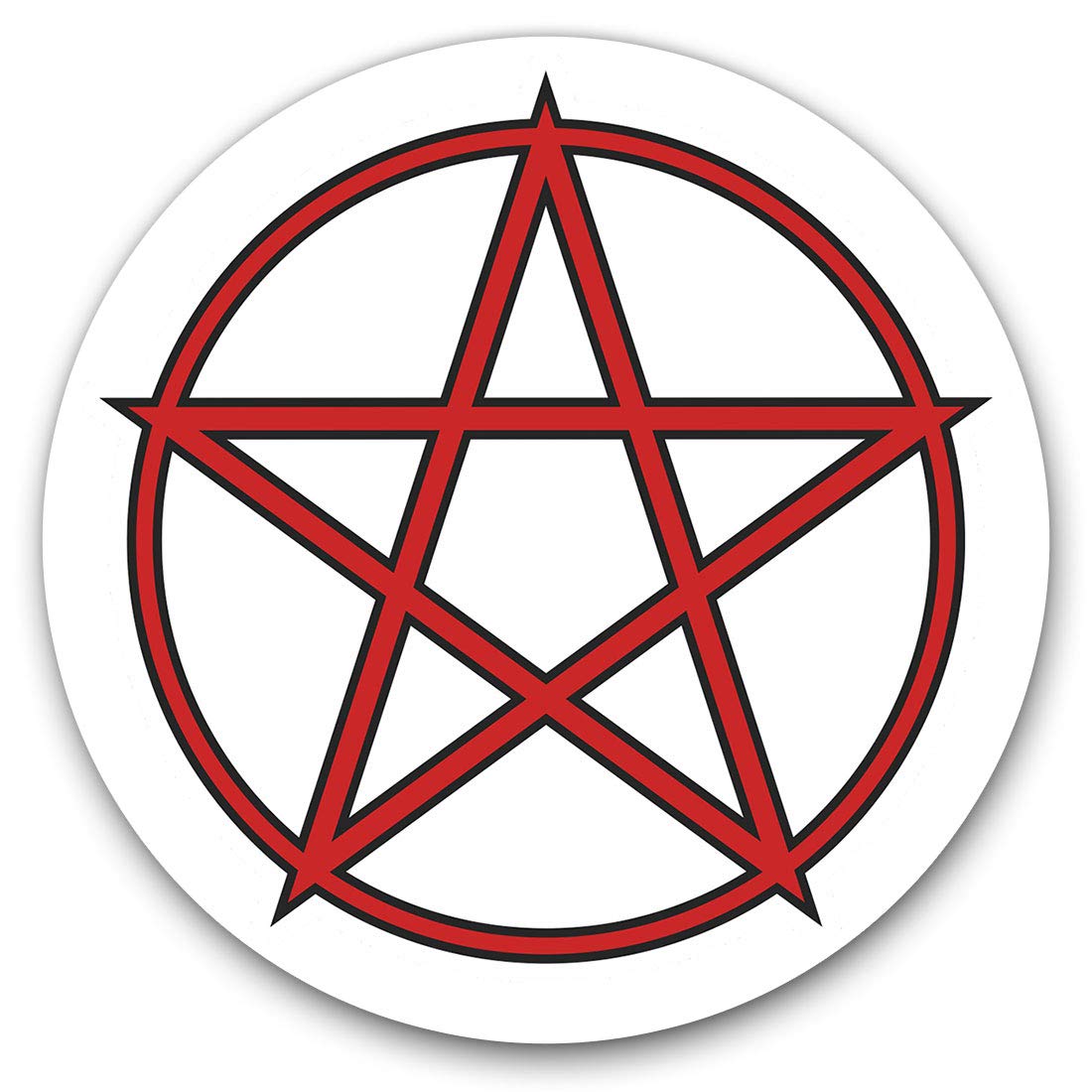 Vinyl Stickers (Set of 2) 7.5cm - Pentagram Symbol Wicca Celtic Sign #5249
