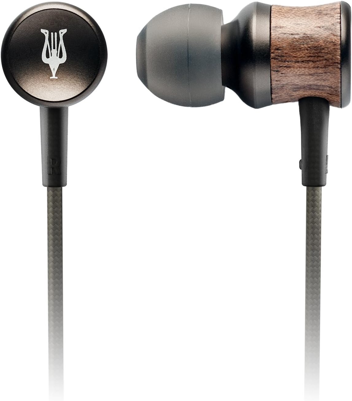 Meze 12 Classics GunMetal premium high fidelity wooden earphones IEM's (Gun Metal Grey)