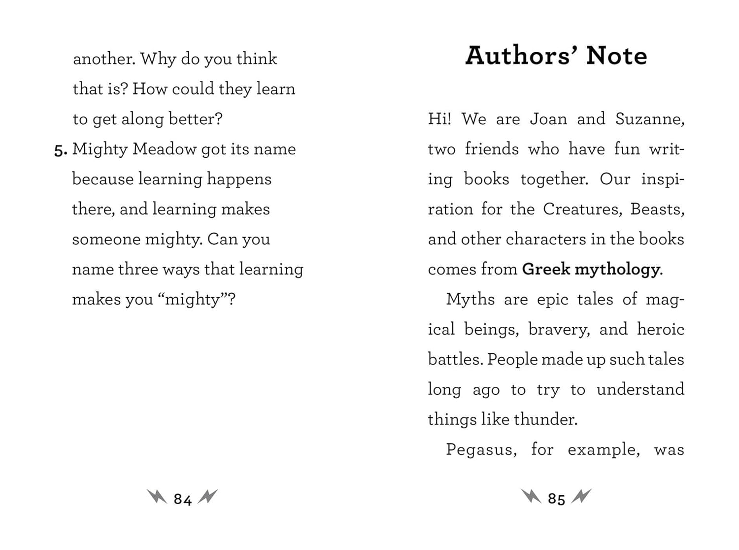 Page from the book showing the 'Authors' Note' section.