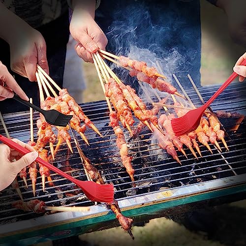 image for Yizerel 4 Pack Silicone Basting Pastry Brushes, Oil Brushes Heat Resis