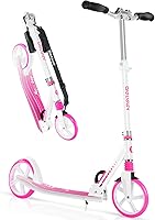 Vista 1 de BELEEV V5 Scooters para niños de 6 años en adelante, scooter plegable de 2 ruedas para adultos y adolescentes, 4 manillares ajustables, ruedas