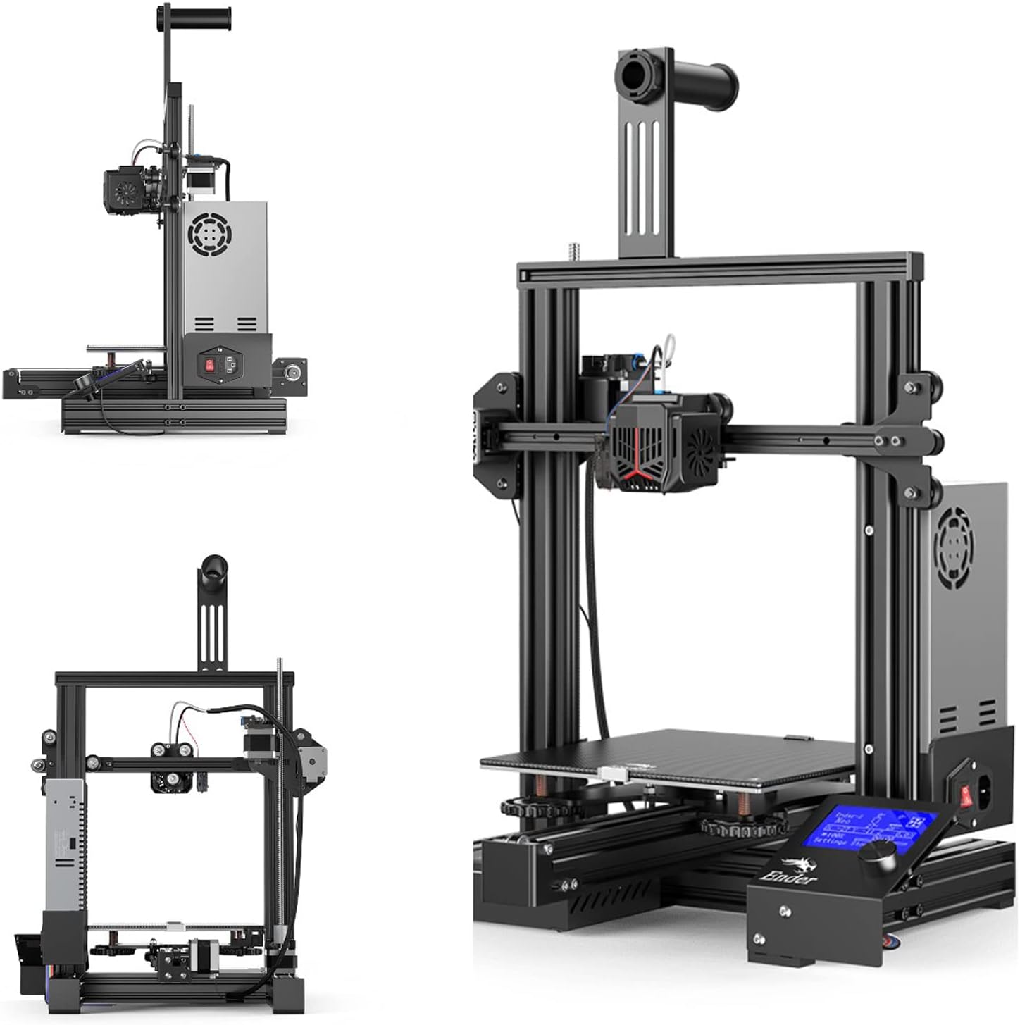 Official 3D Printer Creality Ender 3 Neo Upgraded CR Touch Auto Leveling All Metal Extruder, Tempered Glass Build Plate and Hot Bed Spring,Creality Service Support