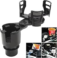 Vista 1 de Expansor de Portavasos para Automóvil 2 en 1 Extensor Adaptador de Portavasos Multifuncional para Automóvil con Base Ajustable Compatible con Hydro