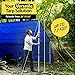 Everbeam Telescopic Tarp Pole for Camping, Hiking, Fishing - Adjustable Aluminium Rods Extend To 92