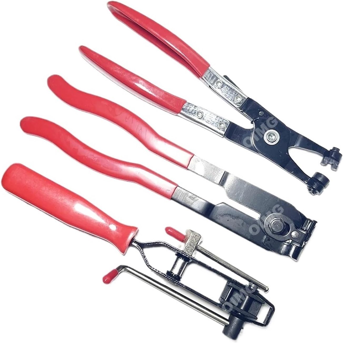 1pcs Hose Clamp Pliers Hose Remover Separator Pliers Set Non-Slip Handle Car Soldering Plier Wire Welding Clamps Hand Tool(Set D 3pcs)