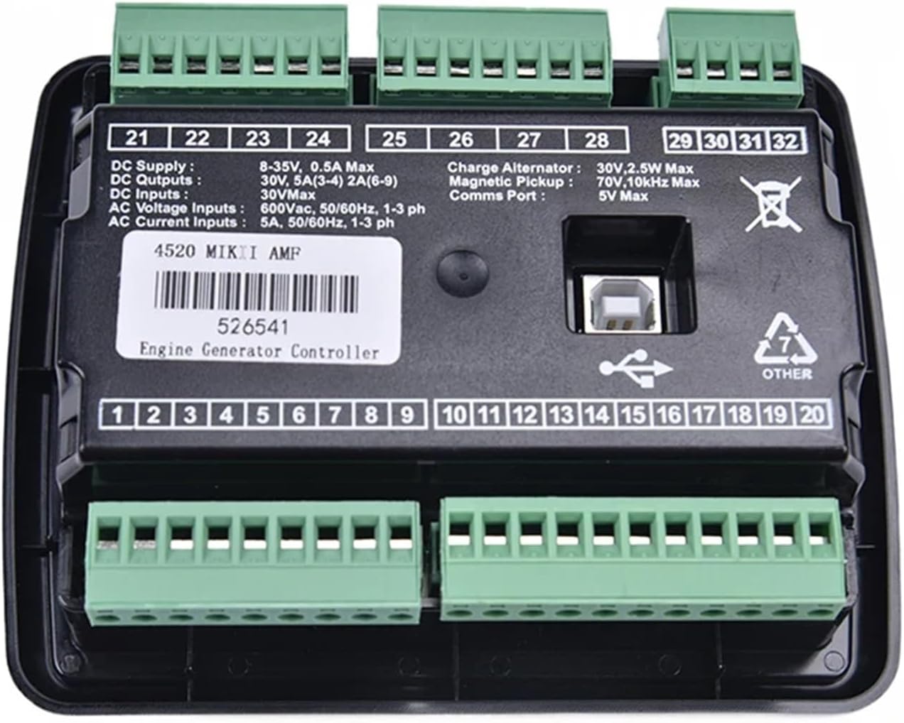 COKYIS DSE4520 MKII Generator Controller Auto Mains Failure Control Module Genset Parts DSE 4520 MKII(DSE4520 Ori)