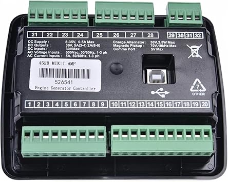 DSE4520 MKII Generator Controller Auto Mains Failure Control Module Genset Parts DSE 4520 MKIIDSE4520 Replacement