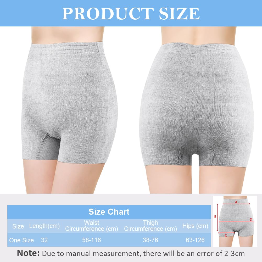 ACWOO Ropa Interior Posparto de Cintura Alta Desechable para Cesárea, 9 PCS Braguitas Embarazada sin Costura, Ropa Interior de Cesárea de Maternidad, Súper Elástico, Transpirable, Absorbente — view 3