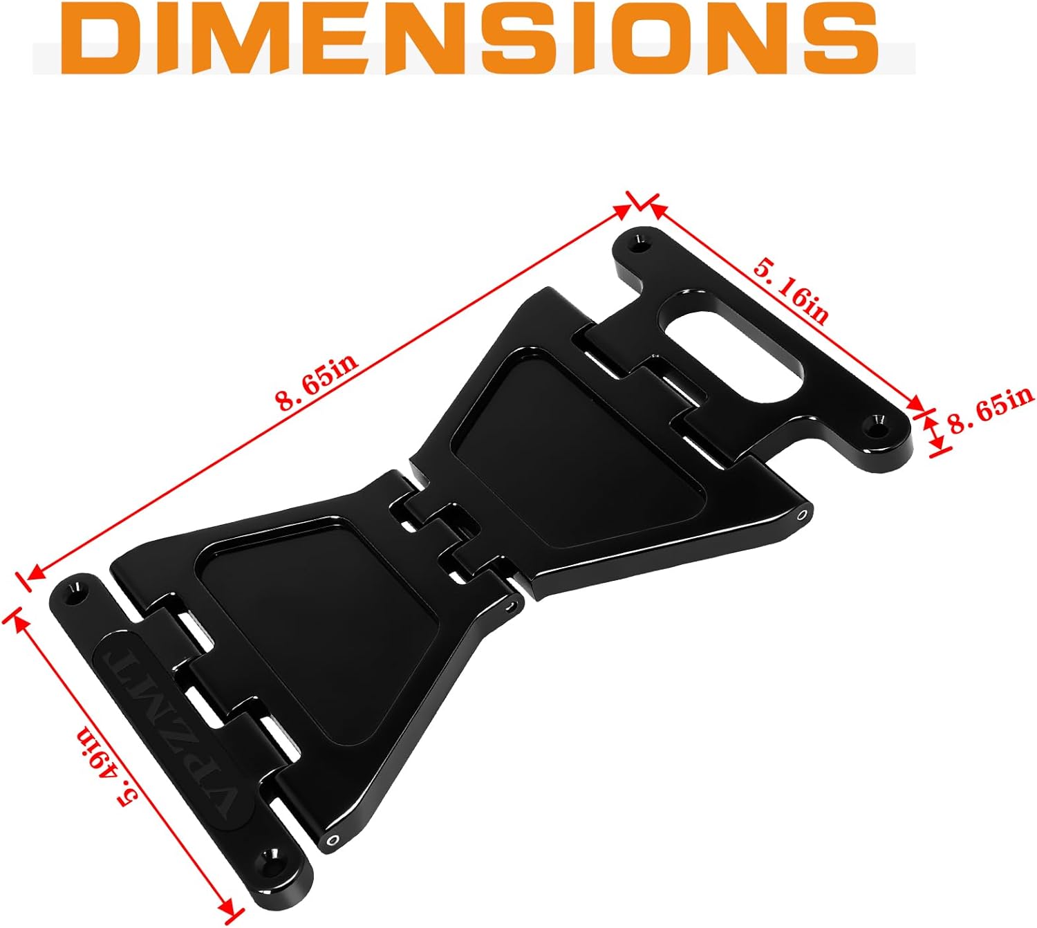 Aluminum Saddlebag Lid Supports Stoppers for Harley Touring Street glide, Road glide, Electra glide, Road king, Ultra limited 2014-2025 Models Accessories (Replaces# Flimsy OEM Straps)