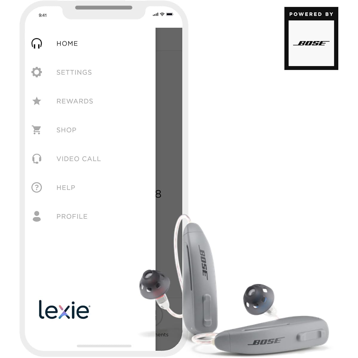 71/mo Finance Lexie B1 OTC Hearing Aids Powered by Bose Bluetooth