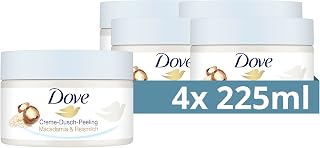 Dove Set with Shower Scrub Yoghurt Body Cream Body Lotion 225 ml (4er Pack)
