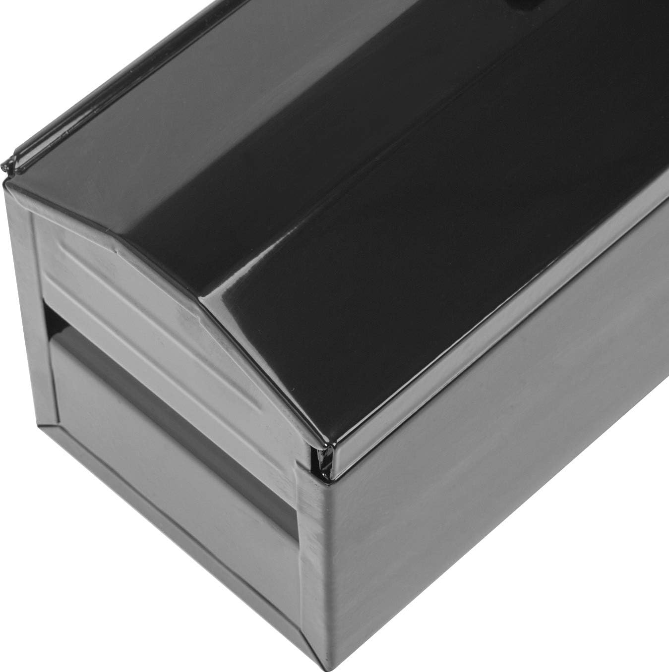 Torin ATB101B 19" Hip Roof Style Portable Steel Tool Box with Metal Latch Closure and Removable Storage Tray, Black : Tools & Home Improvement