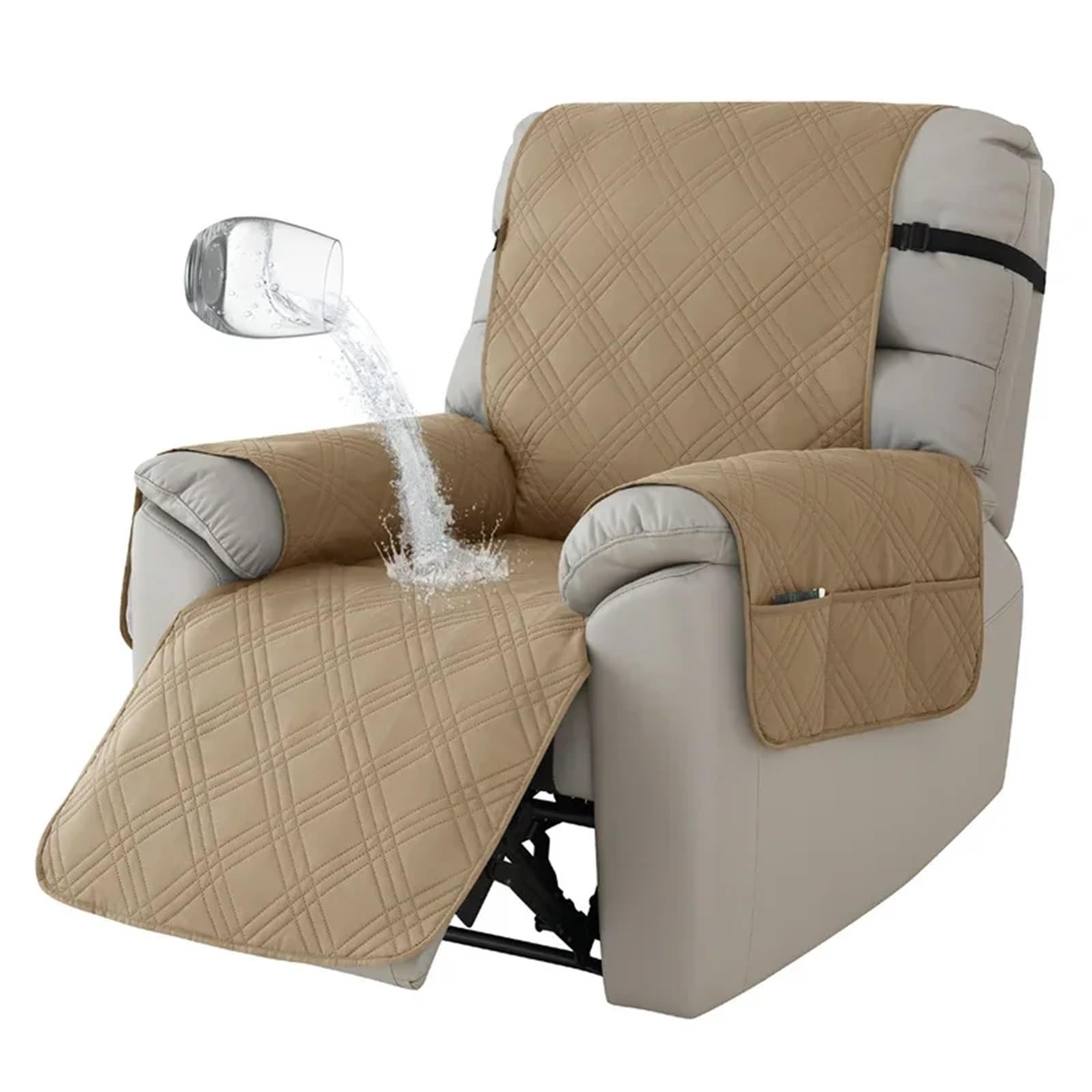 Konsilsa Funda Acolchada evita manchas y deslizamientos en sillones reclinables