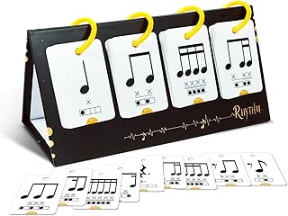 Music Notes Flash Cards - Piano Learning Guide, Rhythm Theory Teaching C...