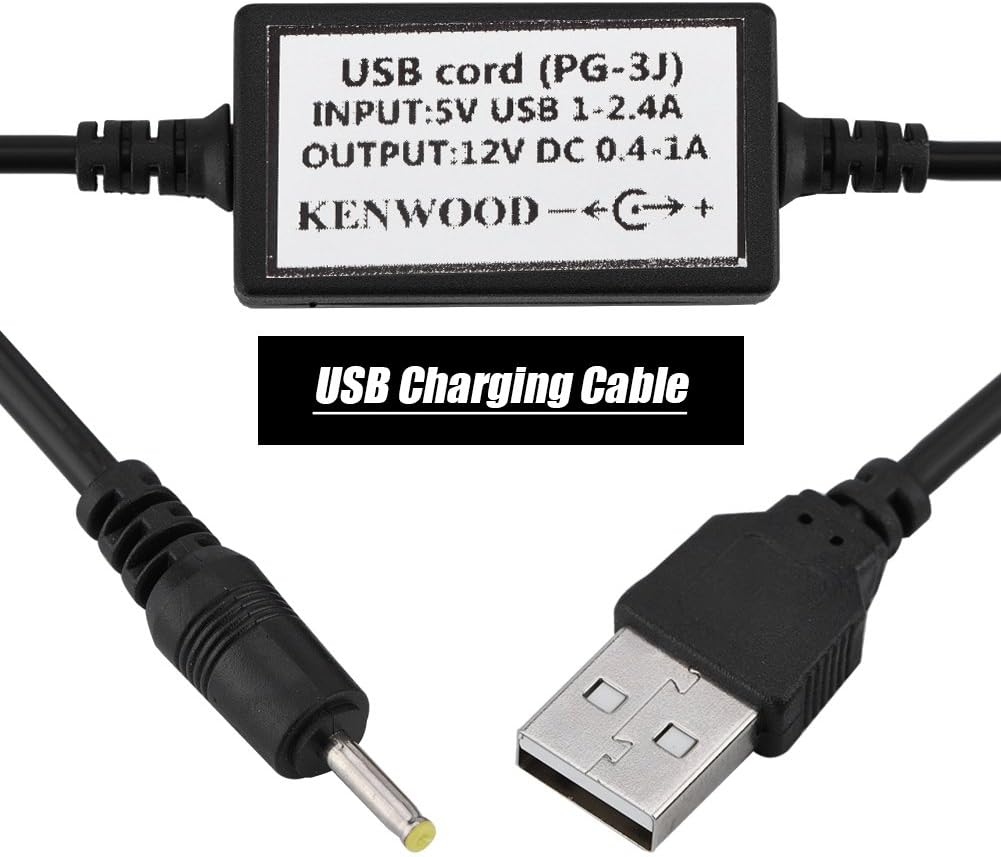 USB Charging Cable Charger for Kenwood TH-F6, TH-F6A, TH-F6E, TH-F7, TH-F7E, TH-F7A, TH-D7, TH-D7A, TH-D7E, TH-G71, TH-G71E - Image 5