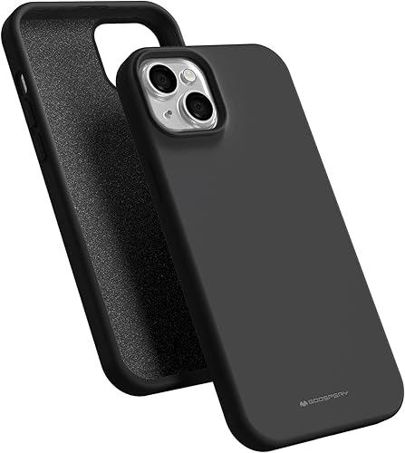 GOOSPERY Funda de silicona líquida compatible con iPhone 15 Plus, sedosa, suave al tacto, protección de cuerpo completo, a prueba de golpes, con