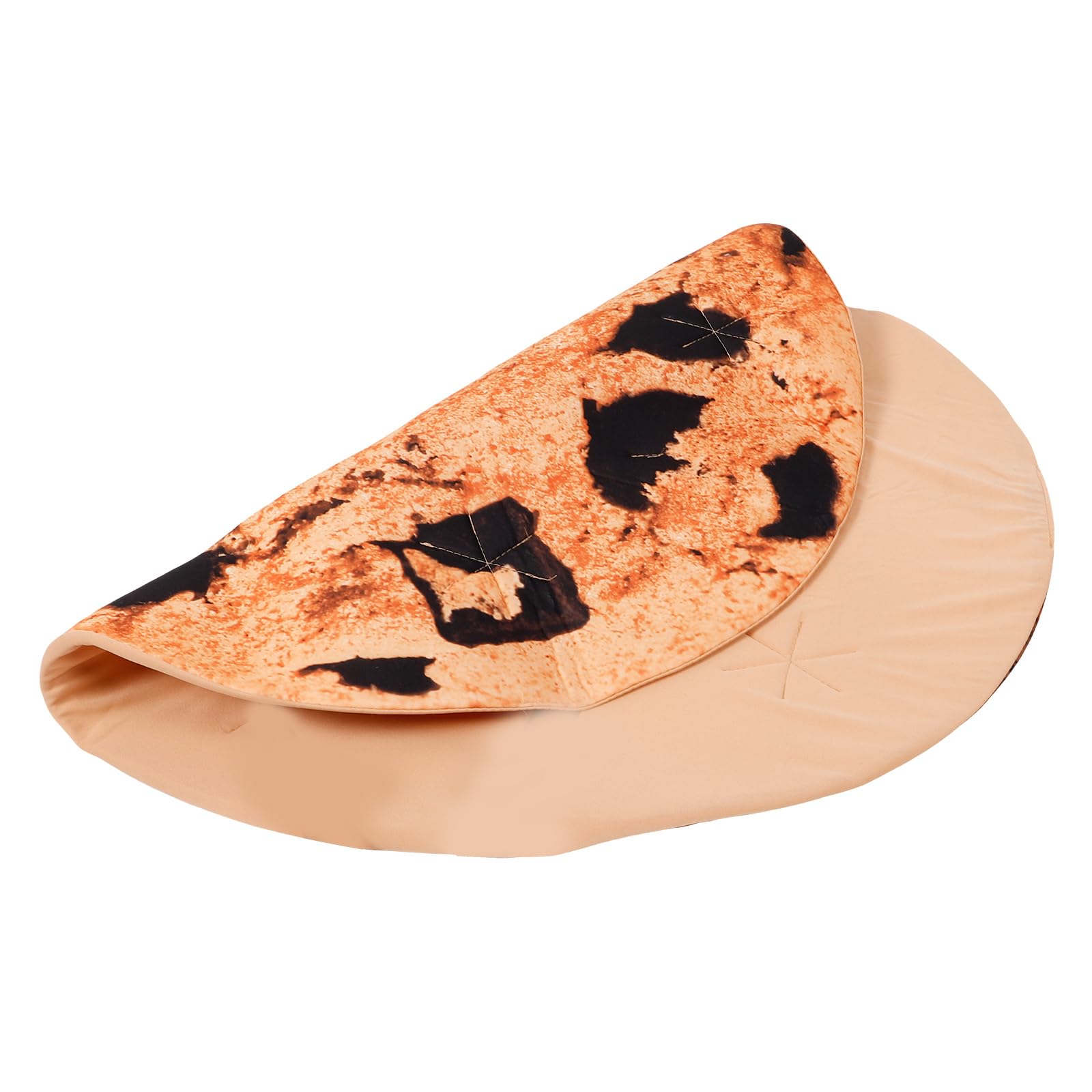Mipcase Costume da Biscotto Marrone per Adulti Morbido, Creativo e Originale per Carnevale e Feste a Tema, Accessorio Divertente e Riutilizzabile