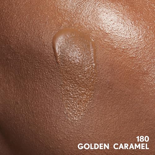Image of COVERGIRL Clean Invisible Foundation Makeup, Dewy & Glowy Natural Finish, Buildable Coverage, Skin-Like Smooth Look, Vegan, Golden Caramel, 1oz