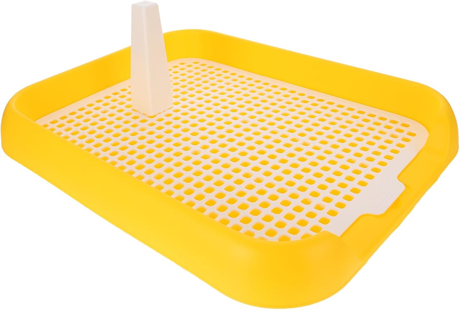 ERINGOGO Indoor Dog Potty Training Pan Small Portable Mesh Dog Toilet Tray with Buckle Handle Lightweight PP Material for Puppy Housebreaking and Pet Toilet Habits