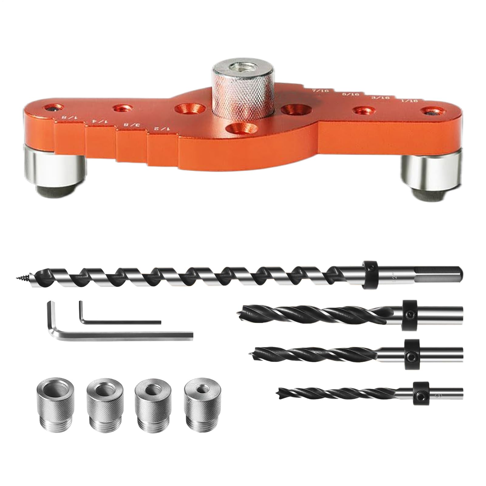 Kit gabarit de cheville et forets pour étagère flottante murale - 8