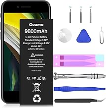 [9800mAh] Battery for iPhone SE 2020, Improved High Capacity Replacement Battery for iPhone SE 2nd Generation A2275, A2296, A2298 with Repair Tool
