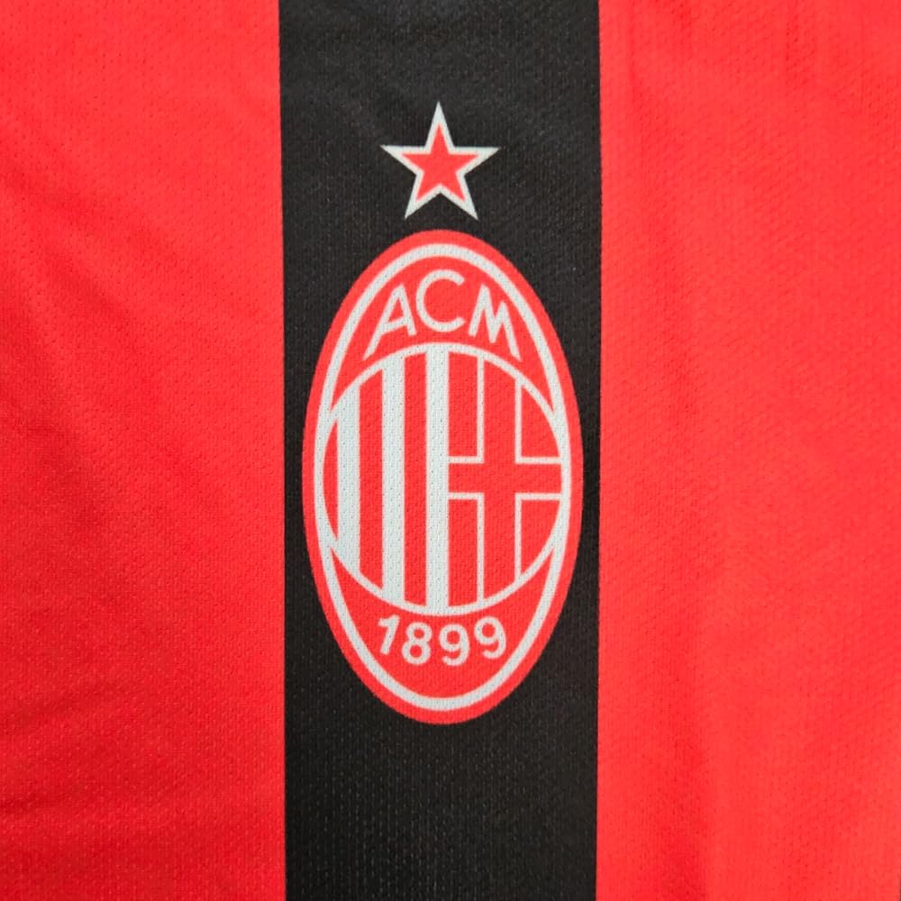 AC Milan Maglia Replica Personalizzabile, 100% Poliestere, Taglie 4Y-XXL, Vari Modelli