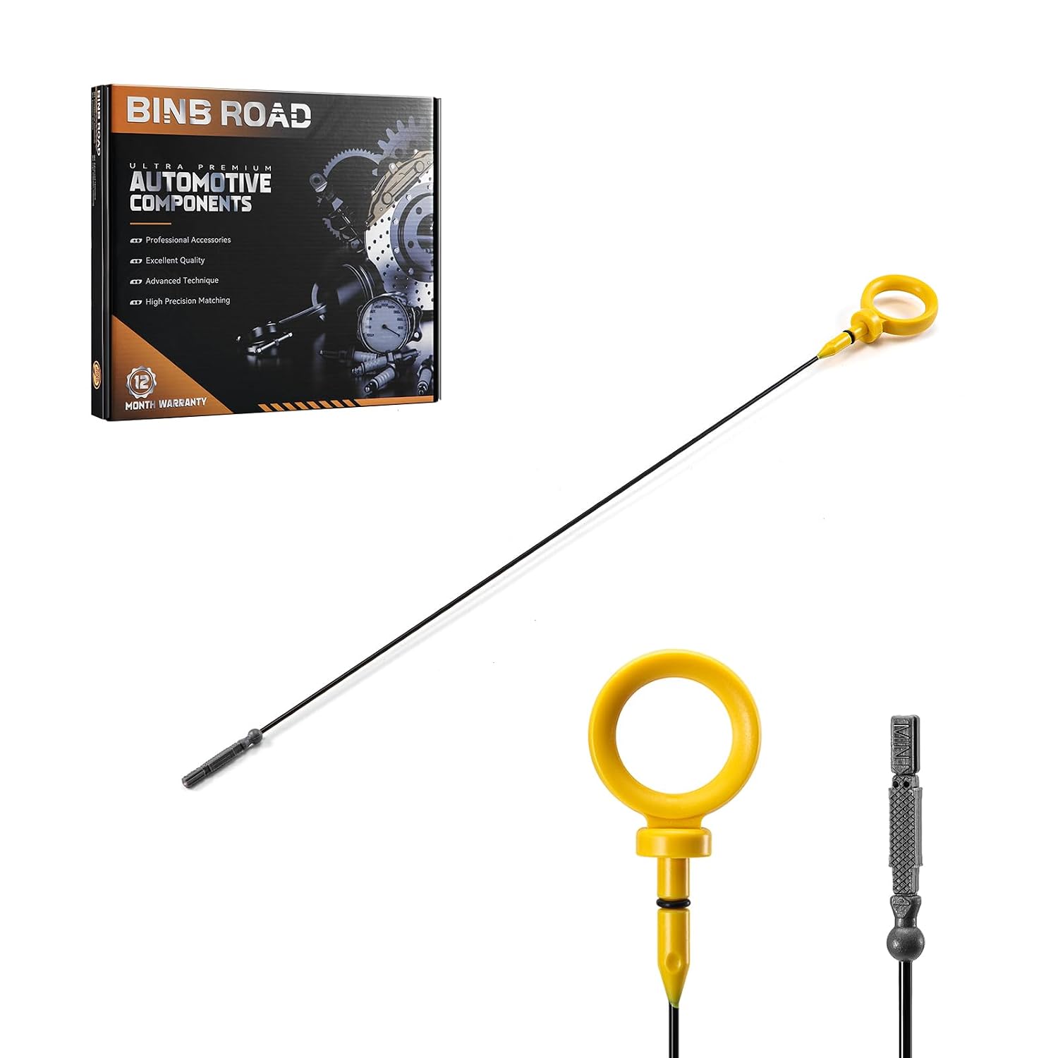 Engine Oil Level Dipstick Compatible with Audi A4 A5 A6 A7 A8 Q5 Q7 S4 S5 SQ5 3.0T 3.2L (Replaces 06E115611H)
