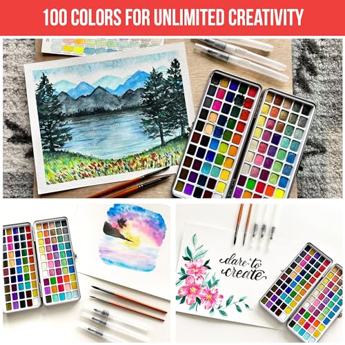 Art Vista PAINT SET With 100 Bright Colors: thumb #1