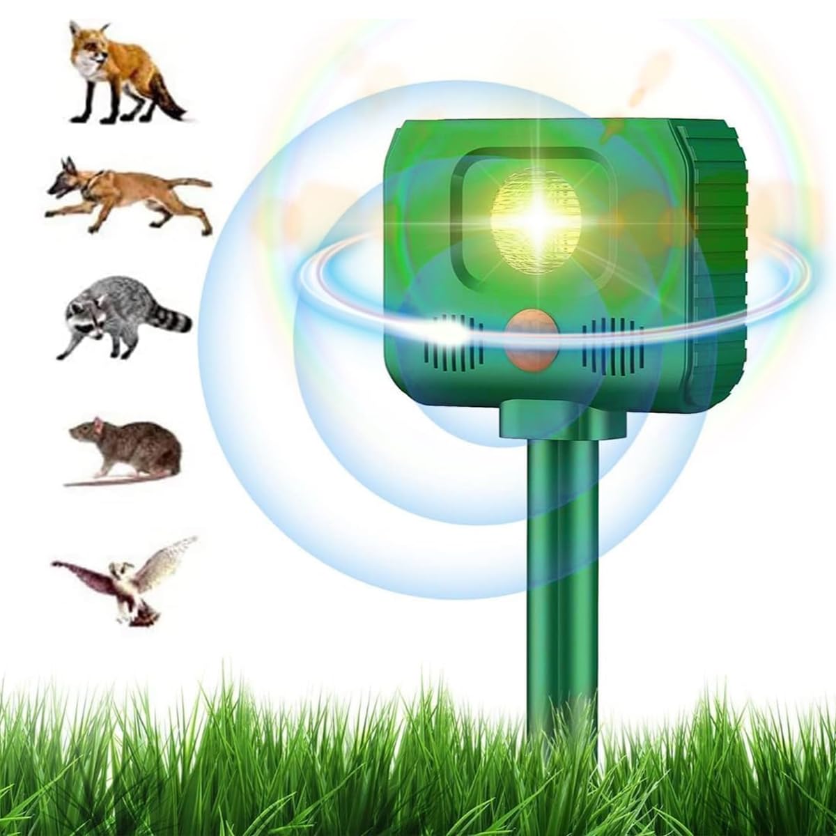 HASTHIP® Outdoor Ultrasonic Animal Repeller-picture-29