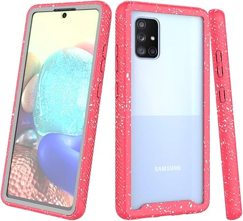 Miniatura 7 de Funda híbrida para Samsung Galaxy A71 5G UW (no compatible con Samsung A71 5G) de cuerpo completo, a prueba de golpes, transparente, a prueba de