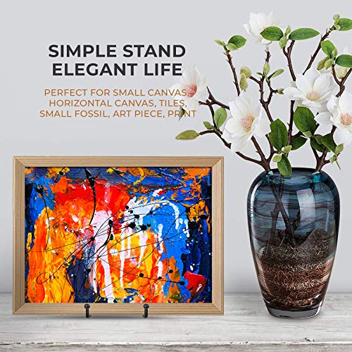 Image of TR-LIFE Plate Stands for Display - 4.5 Inch Holder + Metal Frame Stand for Picture, Decorative Plate, Book, Photo Easel (2 Pack)