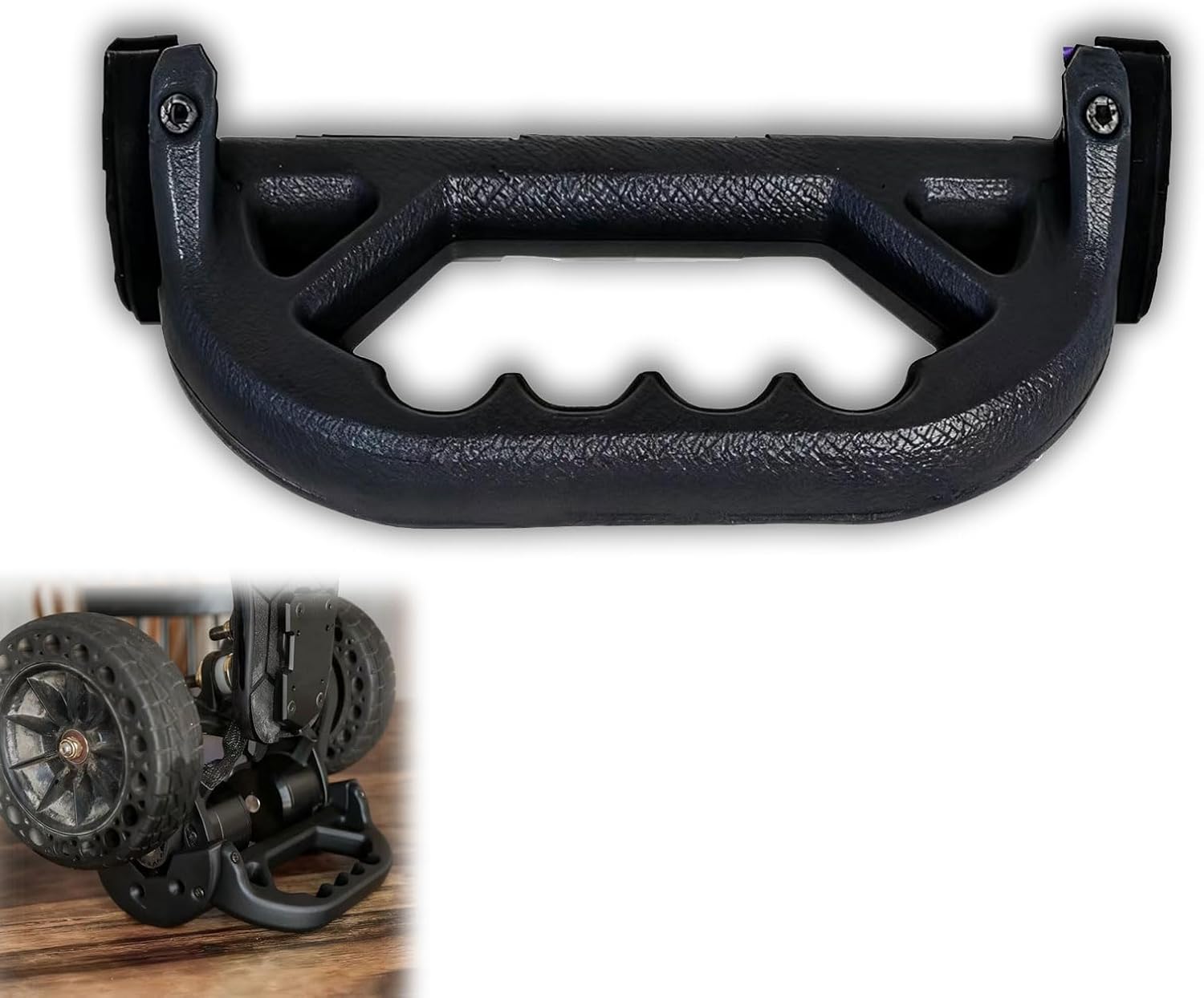 Motor Bash Guard & Carry Handle for iSinwheel V10 Electric Skateboard, Rugged Motor Guard, Skateboard Carry Accessory, Hardware Included