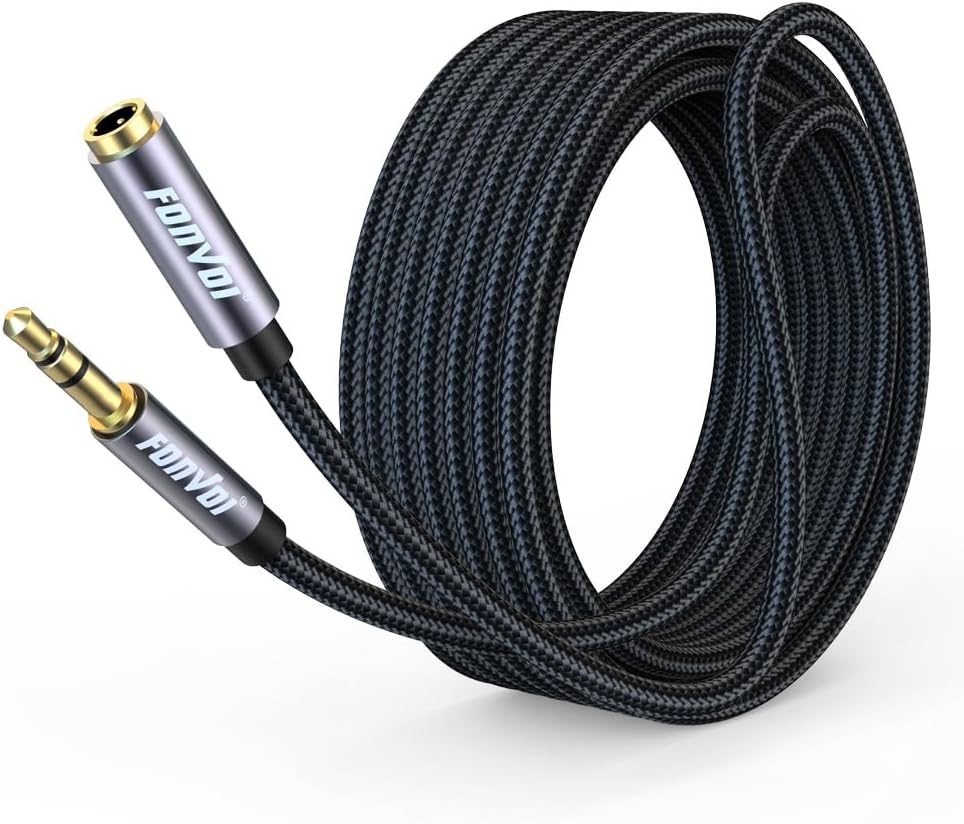 Cmple - Headphone Extension Cable 3 Ft 3.5mm AUX Extension Cord Male To Female...