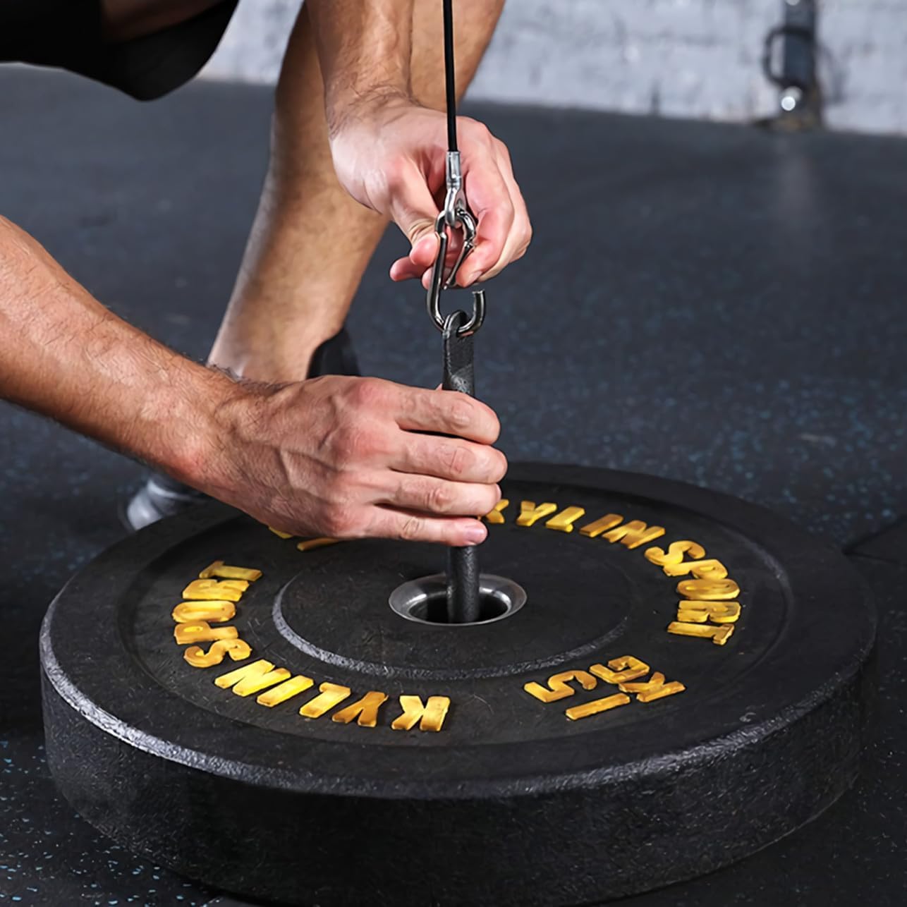 GARVALON Barbell Slice Weight Tray and Steel Weight Storage Rack 48mm Diameter X 320mm for Strength Training Gym Equipment Fitness Accessories