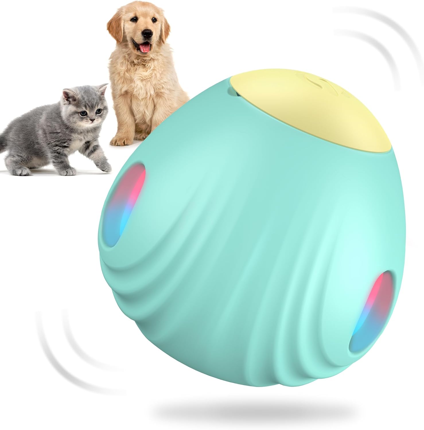 Automatic Rolling Ball Toy for Dogs and Cats Stimulating Interactive Dog Toys