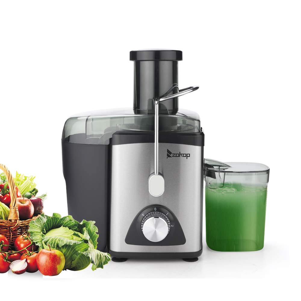 Electric Juicer Machines 600W Ultra Power Centrifugal Juicer with 3 Inch Large Caliber for Vegetable and Fruit Third