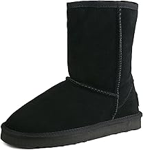 Shenduo Women's Short Winter Waterproof Snow Boots