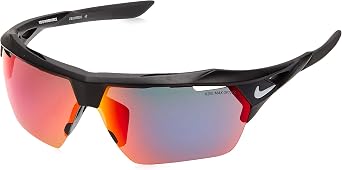 Nike EV1029-016 Hyper Force M Frame Green with Ml Infrared Lens Sunglasses, Matte Black/White
