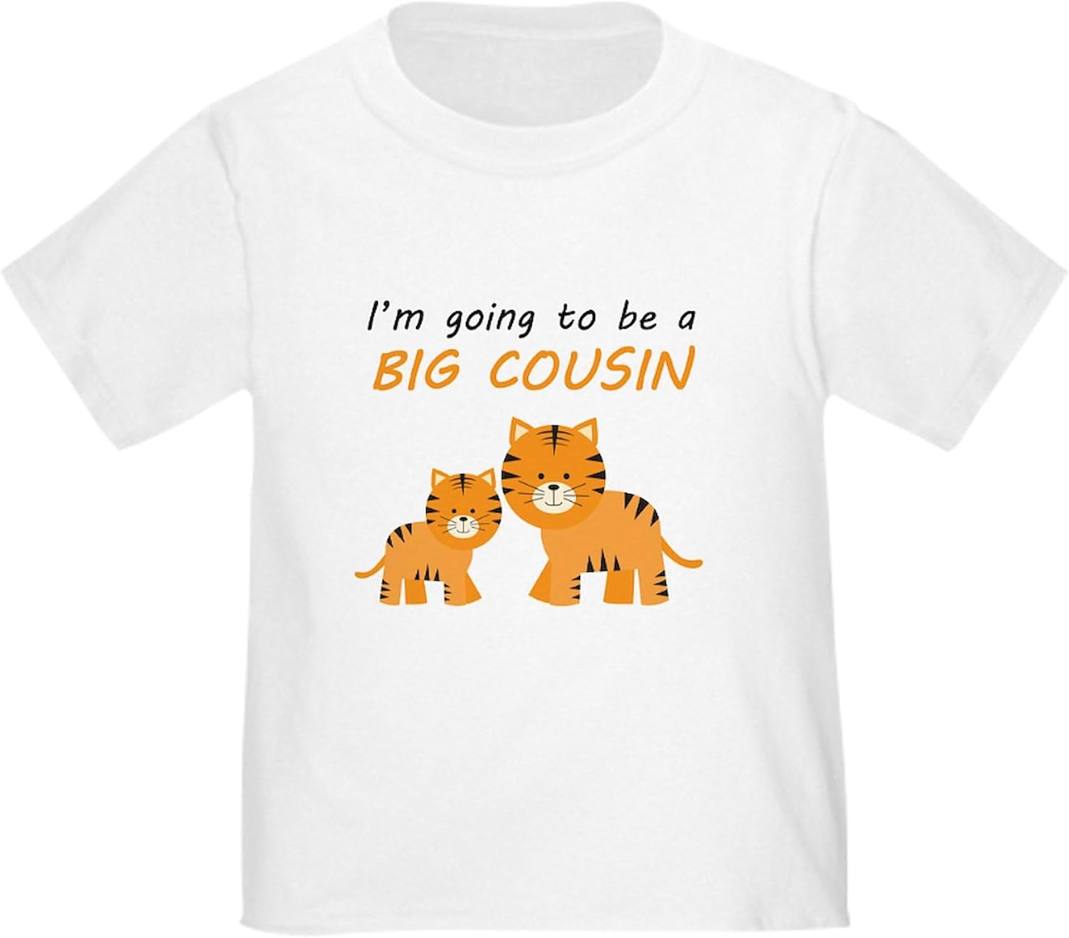 CafePress Im Going to Be A Big Cousin T Shirt Cute Toddler Graphic Tee, 100% Cotton