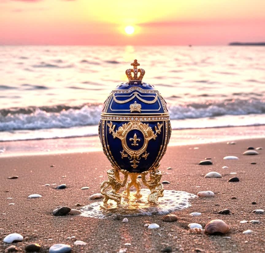 Œufs de Pâques russes style Fabergé, le cadeau de Noël idéal pour homme raffiné