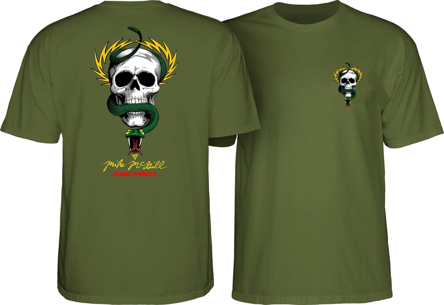 Powell Peralta Mike McGill Skull & Snake T-Shirts