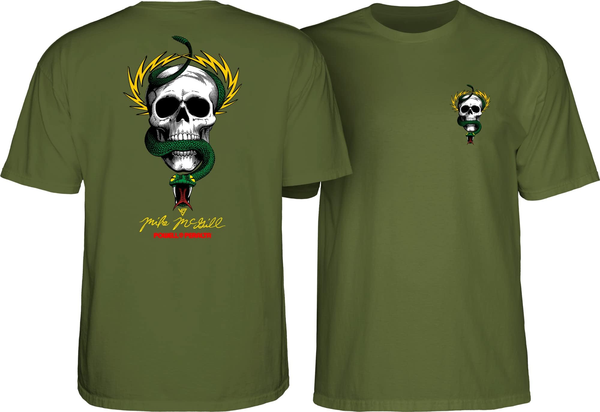 Powell Peralta Mike McGill Skull & Snake T-Shirts